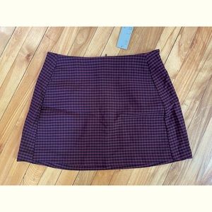 Urban Outfitters M gingham mini skirt
